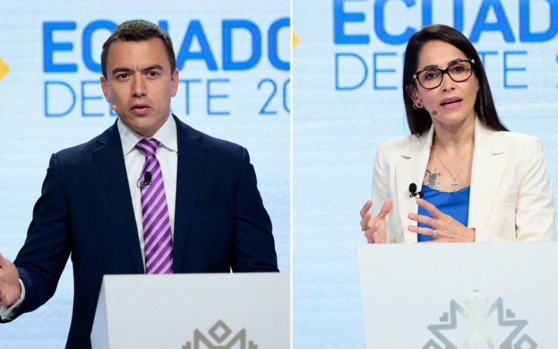 Noboa y González queman sus últimos cartuchos en reñida contienda de elección presidencial