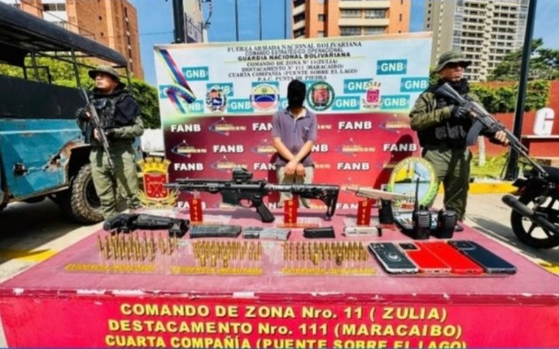 FANB detiene a hombre por tráfico ilícito de armas en Zulia