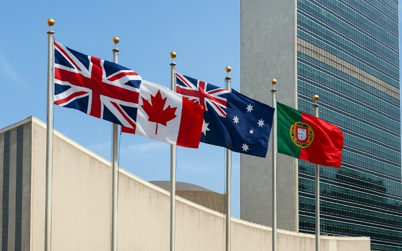 Reino Unido, Canadá, Australia y Portugal anuncian reconocimiento formal del Estado de Palestina
