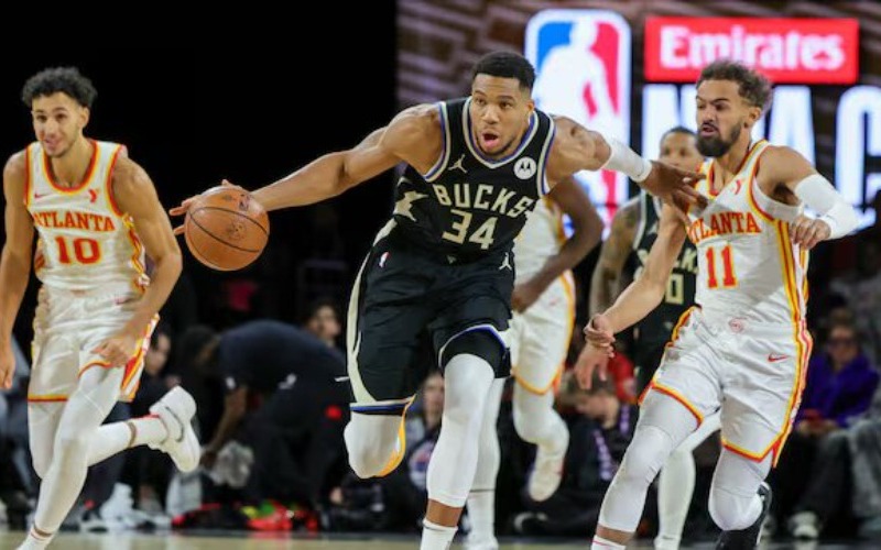Giannis Antetokounmpo guía a los Bucks a la final de la NBA Cup