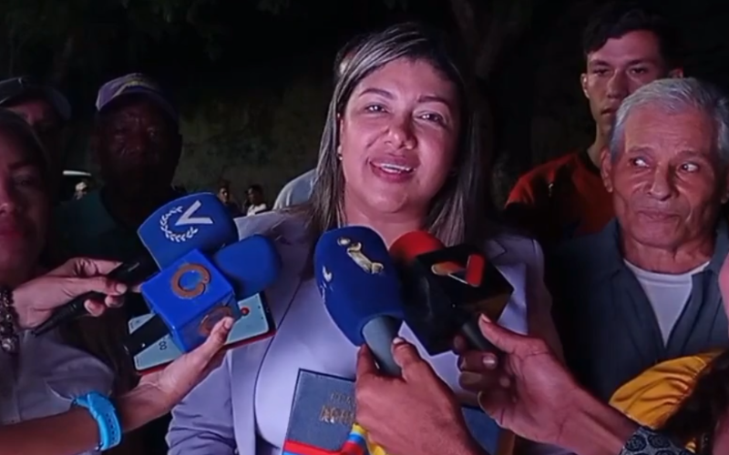 Candidata a la alcaldía del municipio Acosta de Monagas, María Gabriela Vallenilla