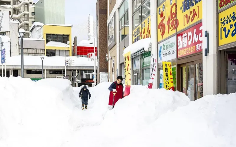 Fuertes nevadas en Japón dejaron 46 fallecidos y más de medio millar de heridos