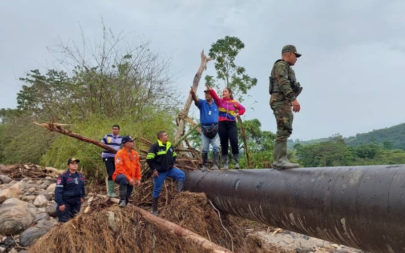 Lluvias afectan servicios públicos en diez municipios del estado Mérida