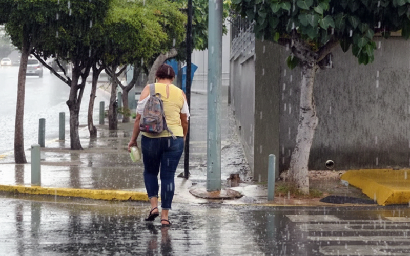 Inameh prevé tarde de lluvias y chubascos en gran parte de Venezuela este miércoles