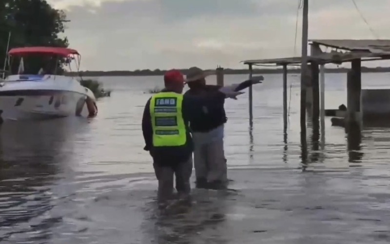 Crecida del rio Orinoco y Caroní aumenta sus niveles hasta seis centímetros diarios