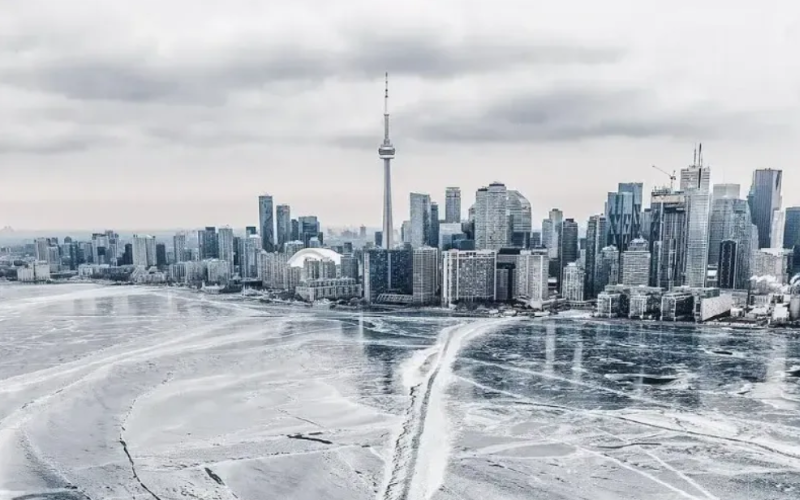 Toronto suma 23 días consecutivos por debajo de 0 grados