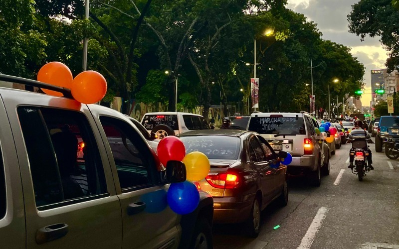 Caravana de Marcha para Jesús 2025 se llevó a cabo en Caracas