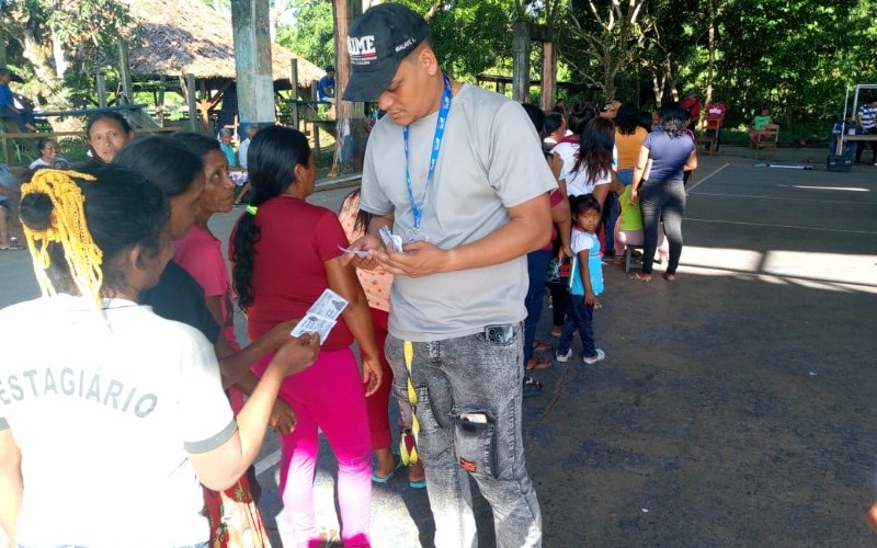 Gobernación de Guayana Esequiba y SAIME cedularon a cientos de habitantes indígenas en el municipio Antonio Díaz