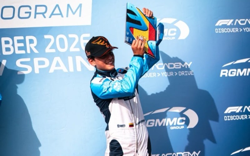 Alessandro González logra su primer podio internacional en el Champions of the Future Academy Program